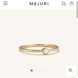 Mejuri Solo Diamond Ring